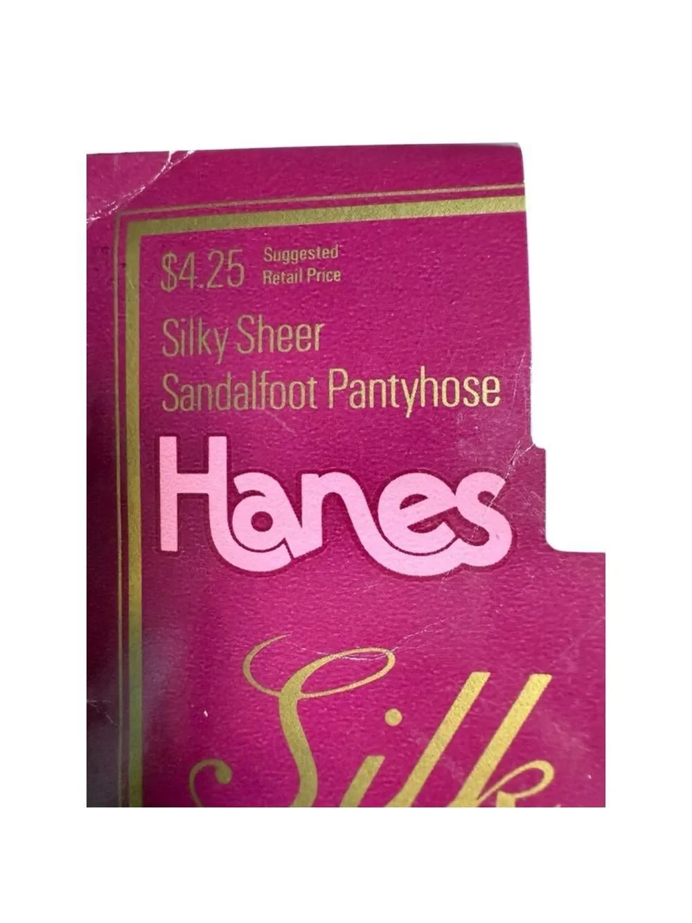 3 Hanes Silk Reflections Sheer Sandalfoot Pantyhose CD Bordeaux Pink Olive
